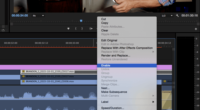 disable-clips-in-adobe-Premi-pro