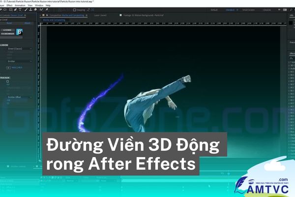 Dường Viền 3D Dộng rong After Effects